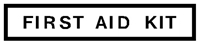 FIRST AID KIT