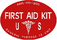 FIRST AID KIT DECAL