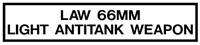 LAW 66MM DECAL