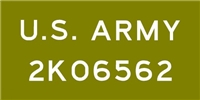 3" HOOD NUMBERS 1956 UP