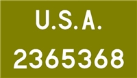 3" POST WAR HOOD NUMBERS 1946 to 1952