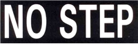 HUMVEE NO STEP DECAL