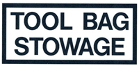TOOL BAG STOWAGE