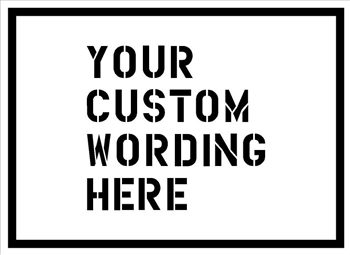 Custom 2" Multiline Decal