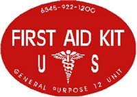 FIRST AID KIT DECAL
