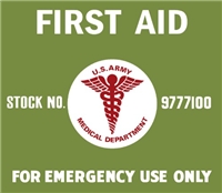 SQUAD FIRST AID KIT LETTERING