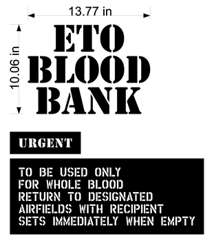 ETO BLOOD BANK PAINT MASK STENCIL SET