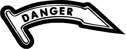 TACH WARNING ARROW