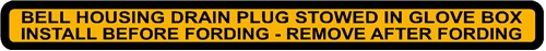 FORDING PLUG DECAL