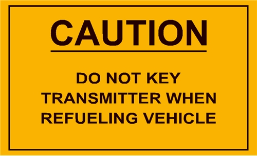 DO NOT KEY TRANSMITTER