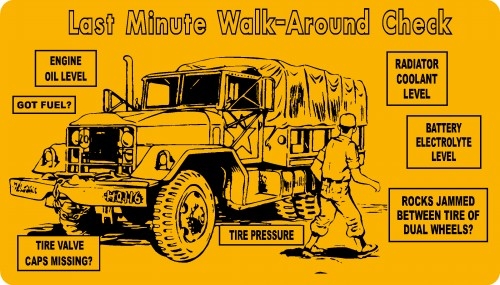 VEHICLE "WALK AROUND"