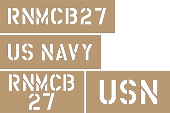 2" BUMPER NUMBERS up to 15 characters