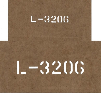 OC SCHOOL  Reusable Name Stencil Set - Up To 6 Characters