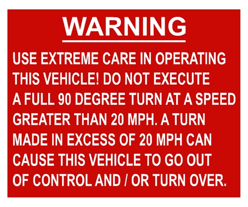 M151 TURN WARNING