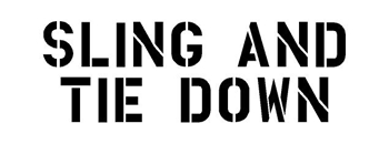 SLING AND TIE DOWN