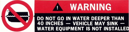 SWIM WARNING