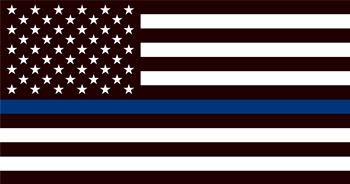 BACK THE BLUE FLAG - 3&quot; x 5.75&quot;
