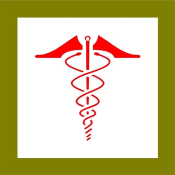 PAINT MASK WWII MEDICAL CADUCEUS SET