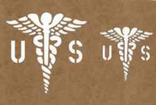 4" & 6" MEDICAL CADUCEUS SET
