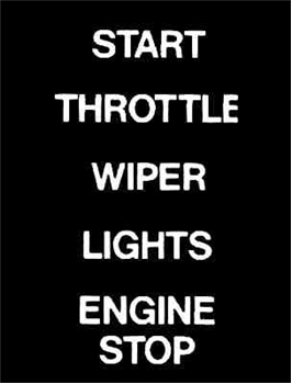 WHITE OR BLACK DASH WORDING 2