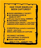 RADIO SQUELCH