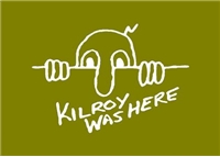 KILROY WAS HERE DECAL