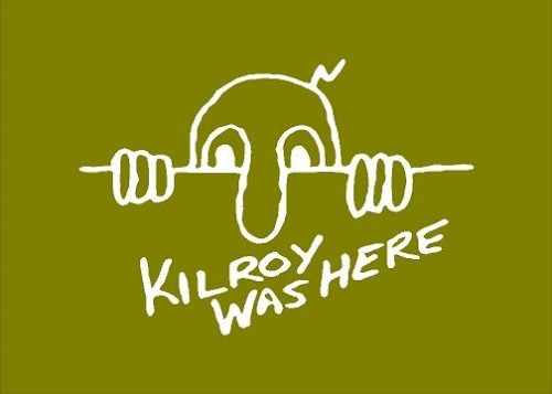 KILROY WAS HERE DECAL